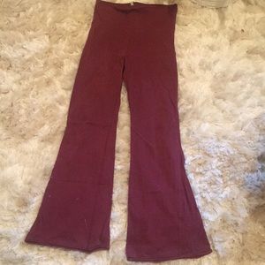 S organic cotton bellbottom pants